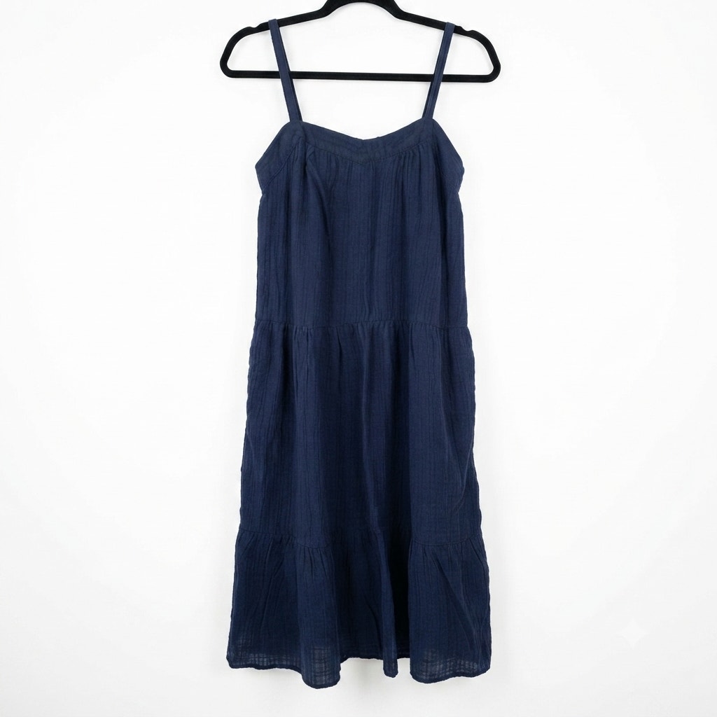 Knox Rose Tiered Midi Dress With Adjustable Straps Sze Small